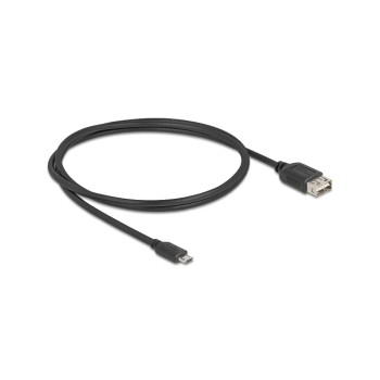 Delock USB2.0 Kabel EASY USB A-MicroB, 1.0m, EASY USB, beidseitig einsteckbar, schwarz Delock USB2.0 Kabel EASY USB A-MicroB, 1.0m, EASY USB, beidseitig einsteckbar, schwarz