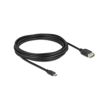 Delock USB2.0 Kabel EASY USB A-MicroB, 5.0m, EASY USB, beidseitig einsteckbar, schwarz Delock USB2.0 Kabel EASY USB A-MicroB, 5.0m, EASY USB, beidseitig einsteckbar, schwarz