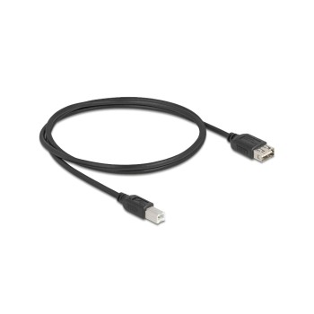Delock USB2.0 Kabel EASY USB A-B, 1.0m, USB-A Seite beidseitig einsteckbar, schwarz Delock USB2.0 Kabel EASY USB A-B, 1.0m, USB-A Seite beidseitig einsteckbar, schwarz