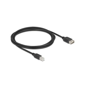 Delock USB2.0 Kabel EASY USB A-B, 2.0m, USB-A Seite beidseitig einsteckbar, schwarz Delock USB2.0 Kabel EASY USB A-B, 2.0m, USB-A Seite beidseitig einsteckbar, schwarz