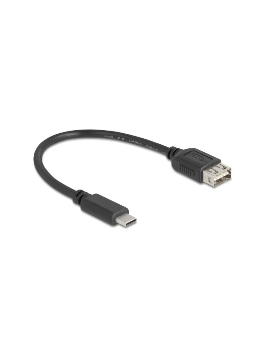 Delock Câble USB 2.0 EASY-USB USB C - USB A 0.2 m