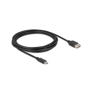 Delock USB2.0 Kabel EASY USB C-A, 3.0m, EASY USB, beidseitig einsteckbar, schwarz Delock USB2.0 Kabel EASY USB C-A, 3.0m, EASY USB, beidseitig einsteckbar, schwarz