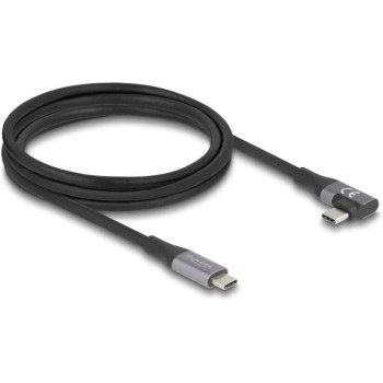 Delock USB4 20 Gbps, PD3.1, 240W, 2m, gewinkelt, max DP2.0, max 8K 60Hz Delock USB4 20 Gbps, PD3.1, 240W, 2m, gewinkelt, max DP2.0, max 8K 60Hz