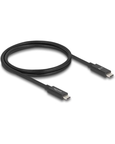 Delock Câble USB4 80 Gbps coaxial PD3.1, 240W, 16K 60 Hz USB - USB 1 m