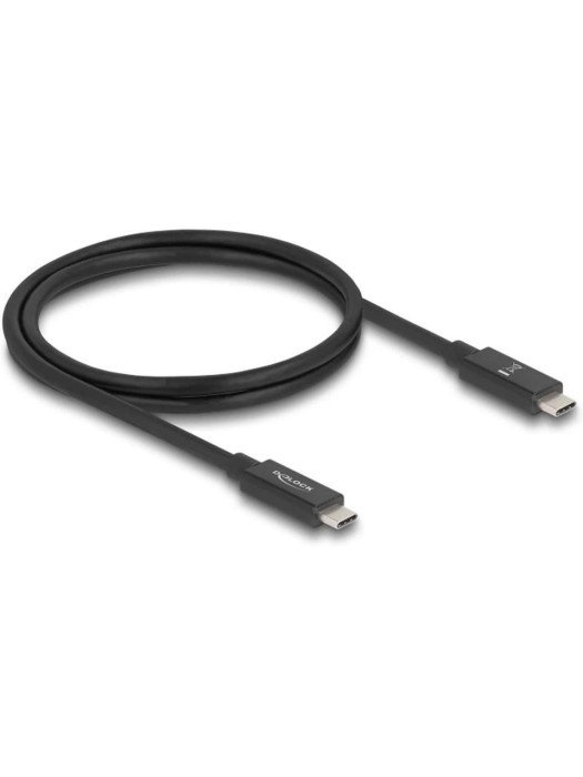 Delock Câble USB4 80 Gbps coaxial PD3.1, 240W, 16K 60 Hz USB - USB 1 m
