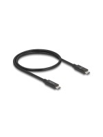 Delock USB4 80 Gbps koaxial 0.5m, USB PD3.1, 240W, 16K 60 Hz, E-Marker