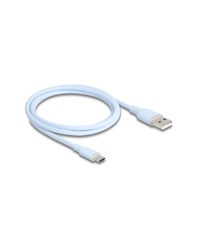 Delock Câble USB 2.0 Silicone USB A - USB C 1 m