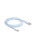 Delock Câble USB 2.0 Silicone USB A - USB C 2.5 m