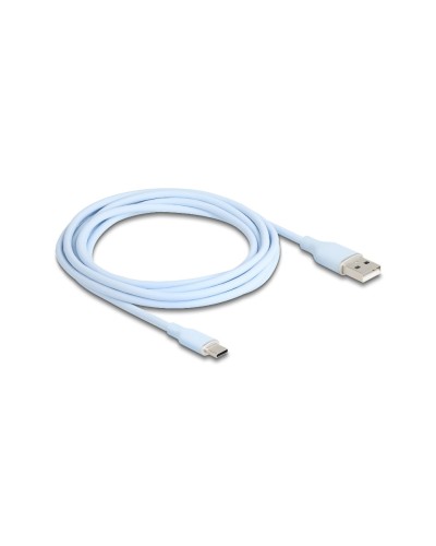 Delock Câble USB 2.0 Silicone USB A - USB C 2.5 m