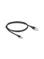 Delock Câble USB 2.0 Silicone USB A - USB C 1 m
