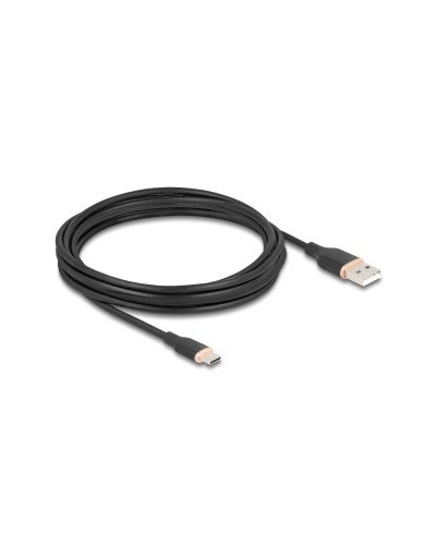 Delock Câble USB 2.0 Silicone USB A - USB C 4 m