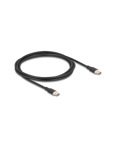 Delock Câble USB 2.0 Silicone USB C - USB C 2.5 m