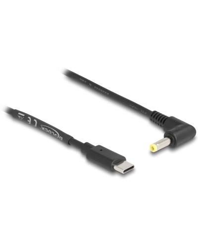 Delock Câble électrique USB Fiche creuse 4.0/1.7 mm USB-C - Spécial 1.5 m