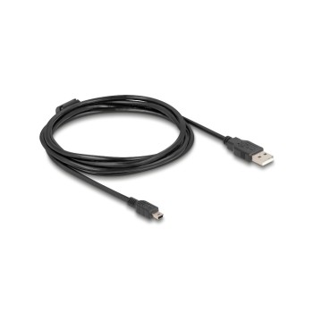 Delock 1.5m, USB 2.0-A/USB 2.0 Mini-B USB-A - Mini-USB B 1.5 m