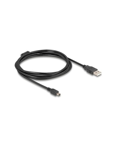 Delock 1.5m, USB 2.0-A/USB 2.0 Mini-B USB-A - Mini-USB B 1.5 m