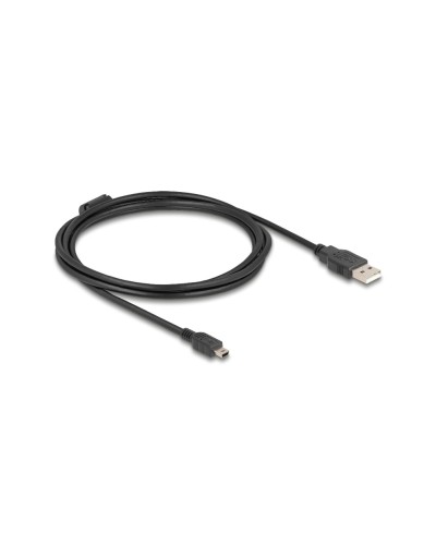 Delock 2m, USB 2.0-A/USB 2.0 Mini-B USB-A - Mini-USB B 2 m