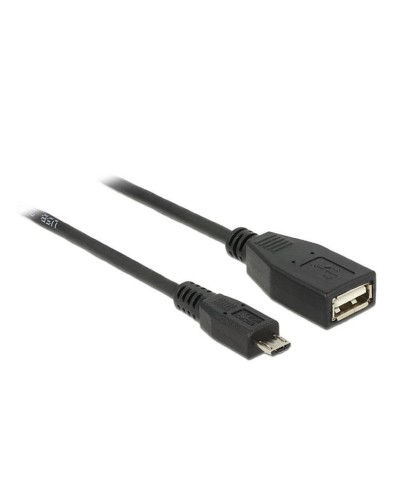 Delock Câble OTG USB Micro-USB B - USB A 0.5 m