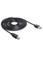 USB2.0-cable Easy A-B: 3m, USB-A Seite beidseitig einsteckbar