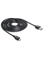 USB2.0 cable Easy A-MiniB: 5m, USB-A side can be plugged in on both sides