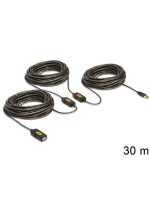 Delock USB2.0 Verlängerungscable 30m, aktiv, AWG26 Datenleitung, AWG22 Stromleitung