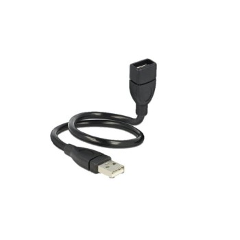 USB2.0-Kabel Shapecable A-A: 0.35m, Starres Verlängerungskabel,beliebig formbar