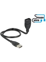 Delock Câble USB 2.0 ShapeCable USB A - USB A 0.5 m