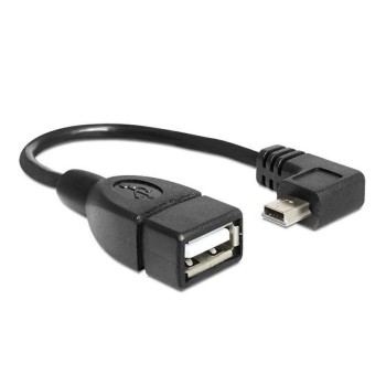 USB OTG Adaptercable, 11cm, A/Bu-MiniB/St, Datenübertragung zwischen 2 Mobilgeräten USB OTG Adaptercable, 11cm, A/Bu-MiniB/St, Datenübertragung zwischen 2 Mobilgeräten
