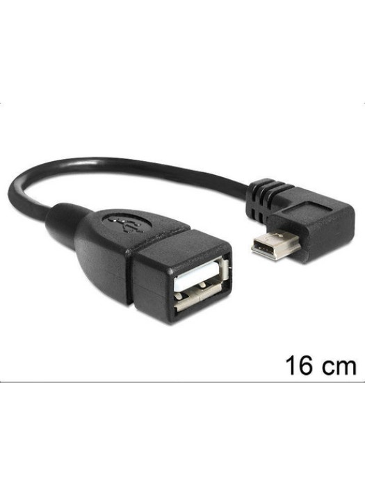 Delock Câble OTG USB Mini-USB B - USB A 0.11 m