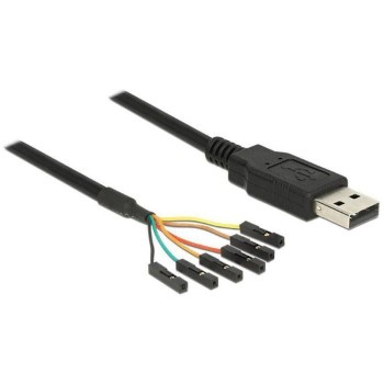 Delock 1.8m USB-Seriel TTL Kabel, 6Pin,3.3V, Chipset: FTDI 232RL,Buchse einzeln steckbar Delock 1.8m USB-Seriel TTL Kabel, 6Pin,3.3V, Chipset: FTDI 232RL,Buchse einzeln steckbar