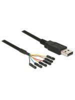 Delock 1.8m USB-Seriel TTL cable, 6Pin, 5V, Chipset: FTDI 232RL,Buchse einzeln steckbar