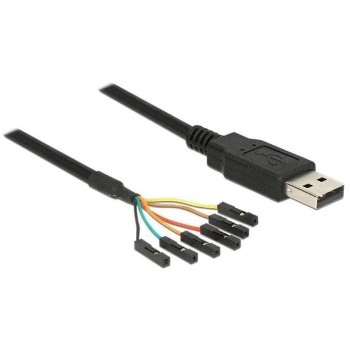 Delock 1.8m USB-Seriel TTL Kabel, 6Pin, 5V, Chipset: FTDI 232RL,Buchse einzeln steckbar Delock 1.8m USB-Seriel TTL Kabel, 6Pin, 5V, Chipset: FTDI 232RL,Buchse einzeln steckbar
