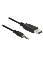 Delock 1.8m USB-TTL cable, 3.5mm Klinke 4P, Chipsatz: FTDI 232RL, 5Volt