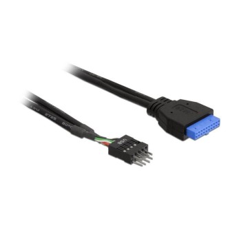 USB cable intern 45cm, Pinheader, USB3-Buchse for USB2 Stecker USB cable intern 45cm, Pinheader, USB3-Buchse for USB2 Stecker