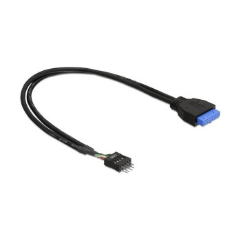 USB cable intern 60cm, Pinheader, USB3-Buchse for USB2 Stecker USB cable intern 60cm, Pinheader, USB3-Buchse for USB2 Stecker