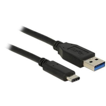 Delock USB3.1 cable A-Stecker - Typ-C St., 1m, 10Gbps, Gen2, black Delock USB3.1 cable A-Stecker - Typ-C St., 1m, 10Gbps, Gen2, black