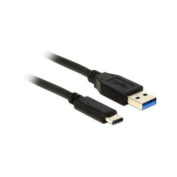 Delock USB3.1 cable A-Stecker - Typ-C St., 0.5m, 10Gbps, Gen2, black Delock USB3.1 cable A-Stecker - Typ-C St., 0.5m, 10Gbps, Gen2, black
