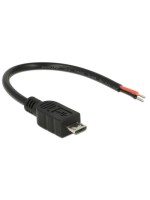 Delock Câble électrique USB Micro-USB B - Ouvert 0.1 m