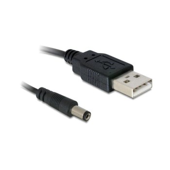 USB2.0-Stromkabel A-5VOLT, 1m, schwarz, Hohlstecker 5.5mm/2.1mm gerade USB2.0-Stromkabel A-5VOLT, 1m, schwarz, Hohlstecker 5.5mm/2.1mm gerade