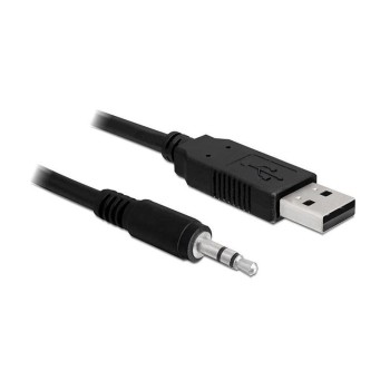 Delock 1.8m USB-Seriel TTL Kabel, Klinke 3P, Chipsatz: FTDI 232RL, 5Volt, 3.5mm Delock 1.8m USB-Seriel TTL Kabel, Klinke 3P, Chipsatz: FTDI 232RL, 5Volt, 3.5mm