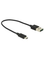 Delock Cable EASY-USB 2.0 Type-A male > EASY-USB 2.0 Type Micro-B male 0,2 m black
