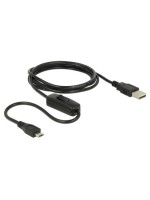 Delock USB Micro-B Kabel, Ein/Aus Schalter, 1.5m, ideal für USB Endgeräte