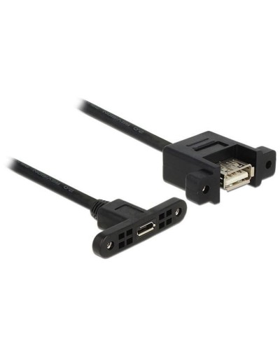 Delock Câble rallonge à encastrer USB 2.0 USB A - Micro-USB B 0.25 m