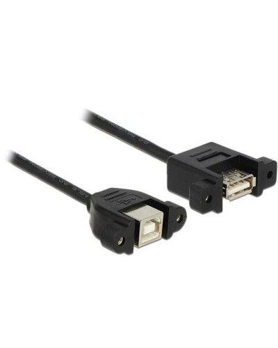 Delock Câble rallonge à encastrer USB 2.0 USB A - USB B 0.25 m