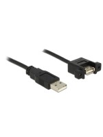 Delock Câble rallonge à encastrer USB 2.0 USB A - USB A 1 m