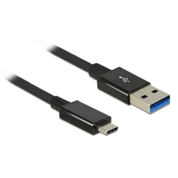 Delock USB3.1 cable A-Stecker - Typ-C St., 1m, 10Gbps, Gen2, black , Premium Delock USB3.1 cable A-Stecker - Typ-C St., 1m, 10Gbps, Gen2, black , Premium