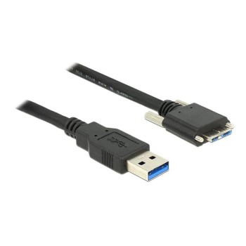 USB3.0 Kabel, 3m, A-MicroB, A-Stecker auf MicroB Stecker verschraubbar