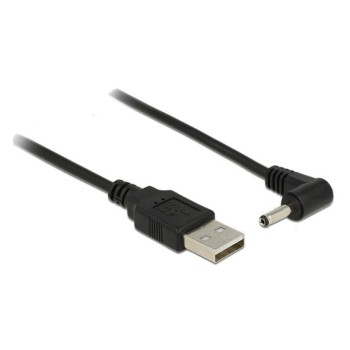 USB2.0-Stromkabel A - 5VOLT, 1.5m, schwarz, Hohlstecker 3.5mm/1.35mm gewinkelt USB2.0-Stromkabel A - 5VOLT, 1.5m, schwarz, Hohlstecker 3.5mm/1.35mm gewinkelt