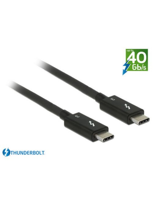 Delock Câble Thunderbolt 3 40Gbps USB C - USB C 0.5 m