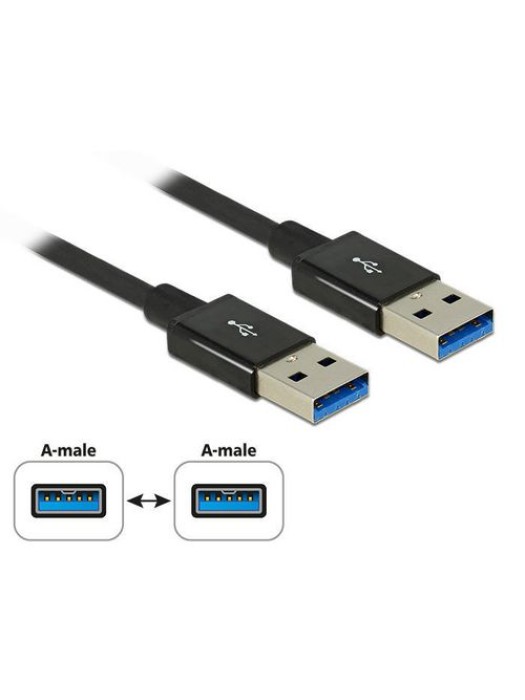 Delock Câble USB 3.1 Premium USB A - USB A 0.5 m