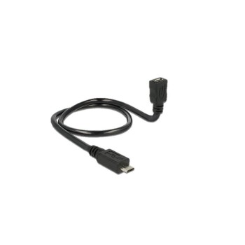 USB2.0-Shape Adapterkabel MicroB, 50cm, MicroB-Stecker - MicroB-Buchse, formbar,OTG USB2.0-Shape Adapterkabel MicroB, 50cm, MicroB-Stecker - MicroB-Buchse, formbar,OTG